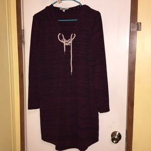 Long Sleeve Tunic Style Dress